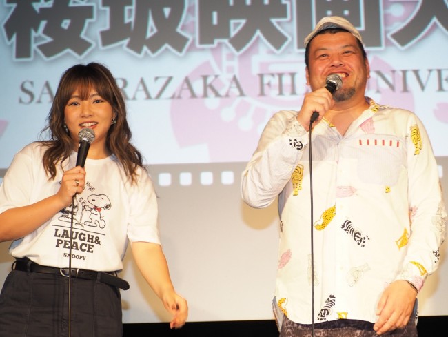 第11回沖縄国際映画祭『ORION ボクは、子役』上映に出席した野呂佳代とくっきー