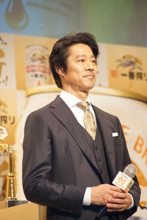 新おいしい！新・一番搾り完成体験会に登場した堤真一