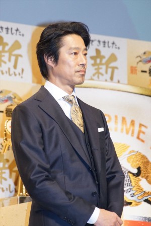 新おいしい！新・一番搾り完成体験会に登場した堤真一