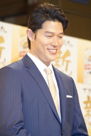 新おいしい！新・一番搾り完成体験会に登場した鈴木亮平