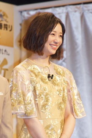 新おいしい！新・一番搾り完成体験会に登場した足立梨花