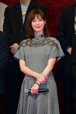 『空母いぶき』完成披露試写会に登場した本田翼