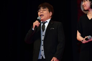 『空母いぶき』完成披露試写会に登場した小倉久寛