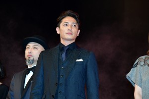 『空母いぶき』完成披露試写会に登場した玉木宏