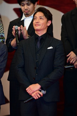 『空母いぶき』完成披露試写会に登場した玉木宏