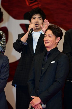 『空母いぶき』完成披露試写会に登場した和田正人