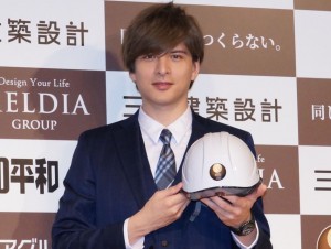 メルディアグループ 新TVCM完成記念記者発表会に登場した城田優