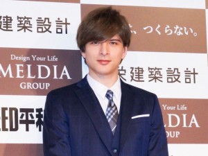 メルディアグループ 新TVCM完成記念記者発表会に登場した城田優