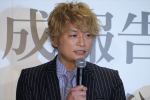 映画『凪待ち』完成報告会見に登場した香取慎吾