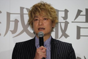 映画『凪待ち』完成報告会見に登場した香取慎吾