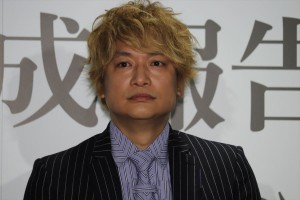 映画『凪待ち』完成報告会見に登場した香取慎吾