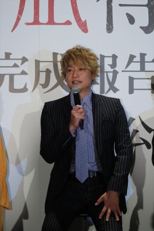 映画『凪待ち』完成報告会見に登場した香取慎吾