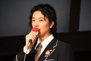大河ドラマ『いだてん』新たな出演者発表＆スタジオ取材会に登場した斎藤工