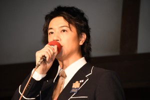 大河ドラマ『いだてん』新たな出演者発表＆スタジオ取材会に登場した斎藤工