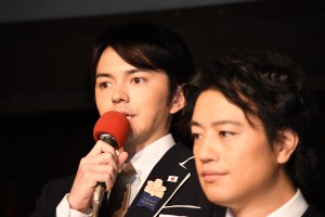 大河ドラマ『いだてん』新たな出演者発表＆スタジオ取材会に登場した林遣都