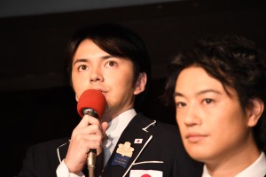 大河ドラマ『いだてん』新たな出演者発表＆スタジオ取材会に登場した林遣都