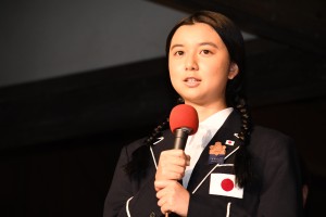 大河ドラマ『いだてん』新たな出演者発表＆スタジオ取材会に登場した上白石萌歌