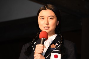 大河ドラマ『いだてん』新たな出演者発表＆スタジオ取材会に登場した上白石萌歌