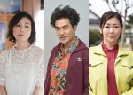 （左から）『コンフィデンスマンJP 運勢編』に出演する広末涼子、北村一輝、中山美穂