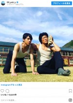 雪次郎＆番長！　※「山田裕貴」インスタグラム