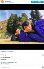 雪次郎＆番長！　※「富田望生」インスタグラム