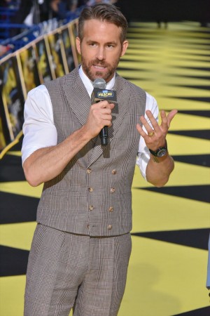 『名探偵ピカチュウ』ワールドプレミアイベントに登場したライアン・レイノルズ