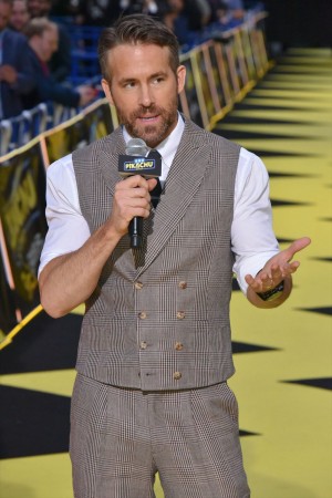 『名探偵ピカチュウ』ワールドプレミアイベントに登場したライアン・レイノルズ