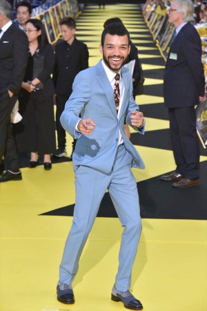 『名探偵ピカチュウ』ワールドプレミアイベントに登場したジャスティス・スミス