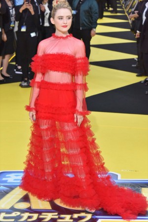 『名探偵ピカチュウ』ワールドプレミアイベントに登場したキャスリン・ニュートン