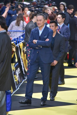 『名探偵ピカチュウ』ワールドプレミアイベントに登場した渡辺謙