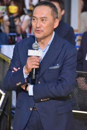 『名探偵ピカチュウ』ワールドプレミアイベントに登場した渡辺謙