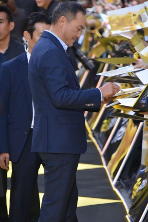 『名探偵ピカチュウ』ワールドプレミアイベントに登場した渡辺謙