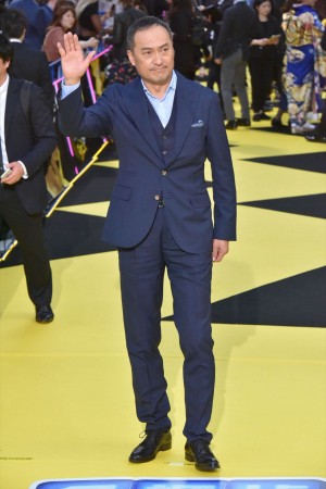 『名探偵ピカチュウ』ワールドプレミアイベントに登場した渡辺謙