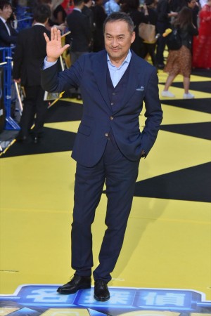 『名探偵ピカチュウ』ワールドプレミアイベントに登場した渡辺謙