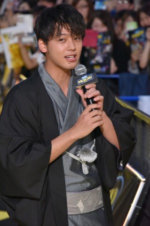 『名探偵ピカチュウ』ワールドプレミアイベントに登場した竹内涼真