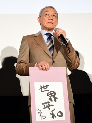 映画『居眠り磐音』完成披露試写会に出席した西村まさ彦