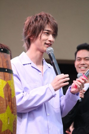 映画『チア男子!!』公開直前イベントに登場した横浜流星