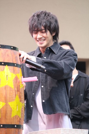 映画『チア男子!!』公開直前イベントに登場した中尾暢樹