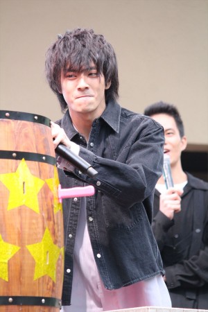 映画『チア男子!!』公開直前イベントに登場した中尾暢樹