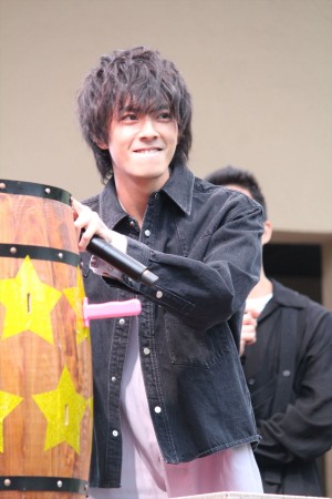 映画『チア男子!!』公開直前イベントに登場した中尾暢樹
