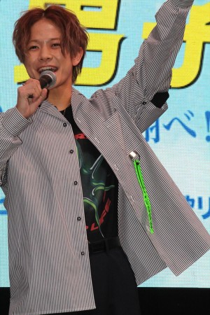 映画『チア男子!!』公開直前イベントに登場した岩谷翔吾