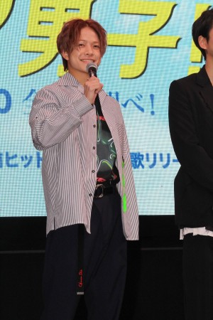 映画『チア男子!!』公開直前イベントに登場した岩谷翔吾