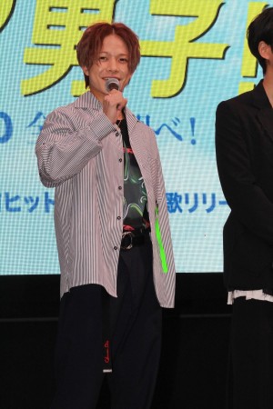 映画『チア男子!!』公開直前イベントに登場した岩谷翔吾