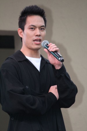 映画『チア男子!!』公開直前イベントに登場した菅原健