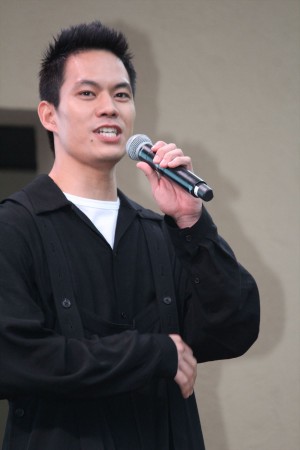 映画『チア男子!!』公開直前イベントに登場した菅原健