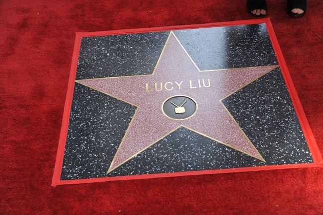 ルーシー・リューのハリウッド殿堂入りセレモニーにて　Hollywood Walk of Fame for Lucy Liu， May 1， 2019