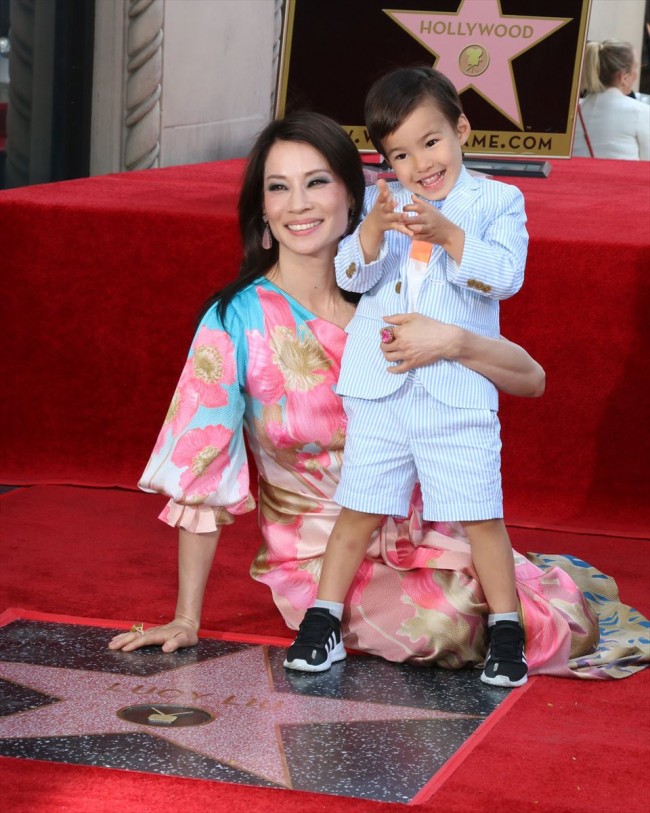 ルーシー・リューのハリウッド殿堂入りセレモニーにて　Hollywood Walk of Fame for Lucy Liu， May 1， 2019