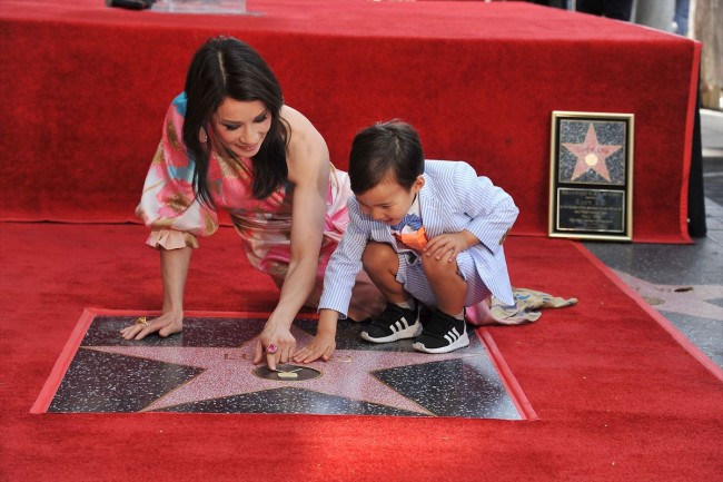 ルーシー・リューのハリウッド殿堂入りセレモニーにて　Hollywood Walk of Fame for Lucy Liu， May 1， 2019
