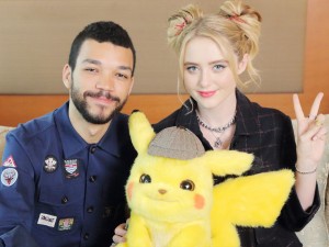 ジャスティス・スミス＆キャスリン・ニュートン、『名探偵ピカチュウ』インタビュー