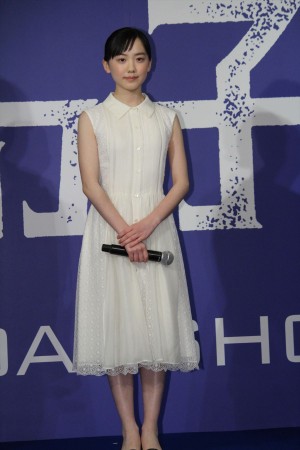 映画『海獣の子供』完成報告会見に登場した芦田愛菜